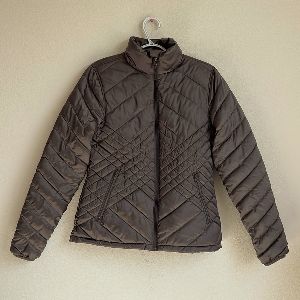 TEK GEAR Army Green Quilted Puffer Jacket
